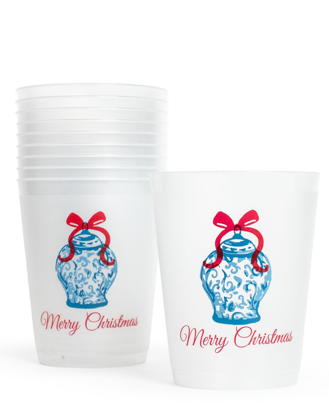 CHINOISERIE MERRY CHRISTMAS PARTY CUPS SET