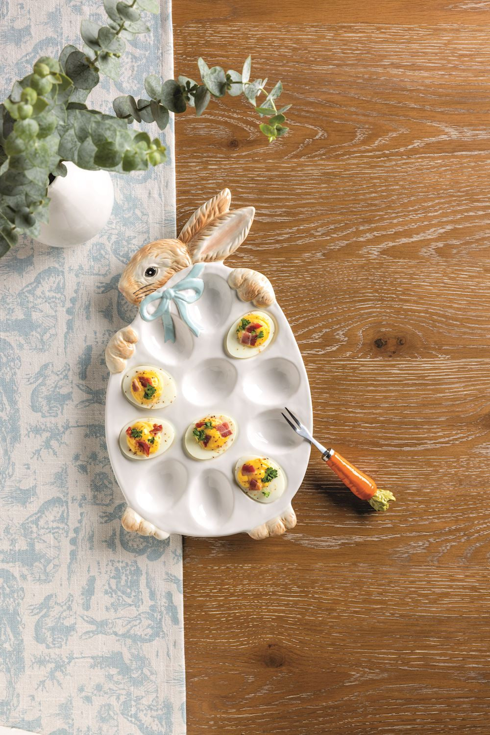 BUNNY DEVILED EGG PLATTER SET