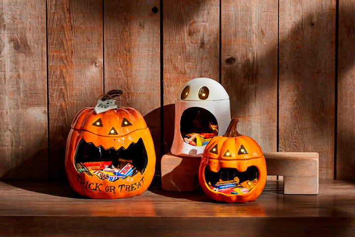 HALLOWEEN OPEN MOUTH CANDY CONTAINERS