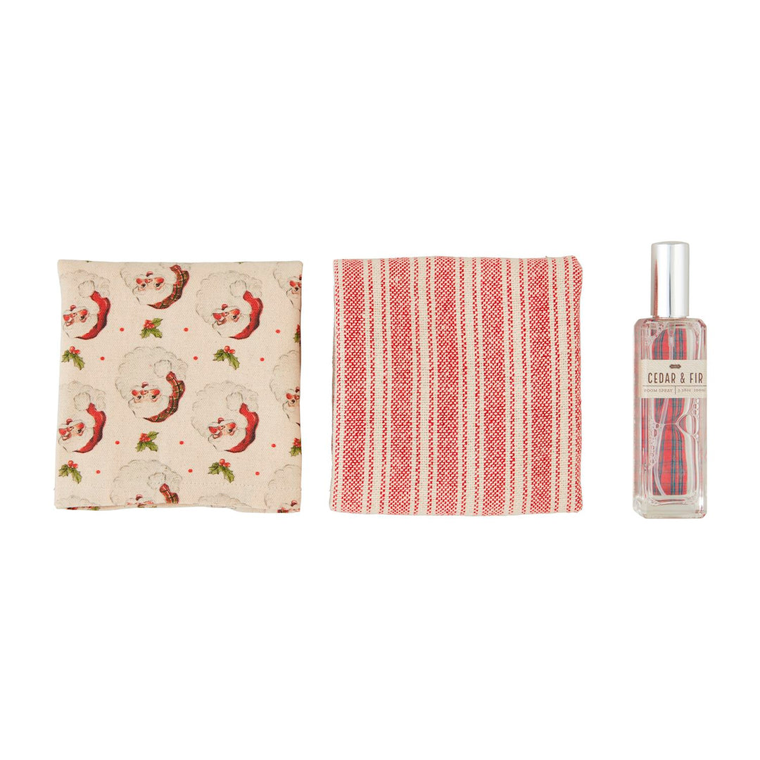 SANTA ROOM SPRAY & TOWEL SET