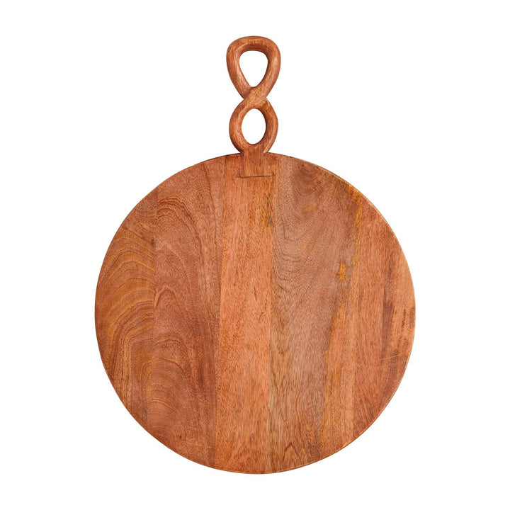 LARGE TWISTED HANDLE ROUND BOARD