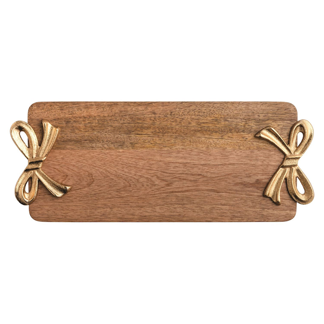 GOLD BOW SERVING BOARD