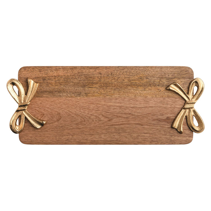 GOLD BOW SERVING BOARD