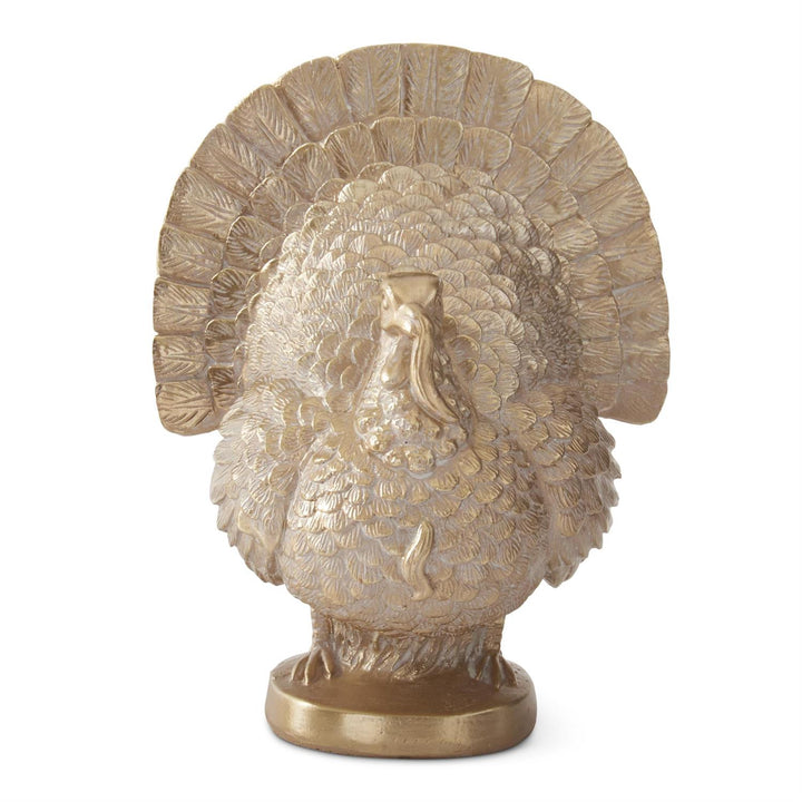 7.25" GOLD RESIN TURKEY