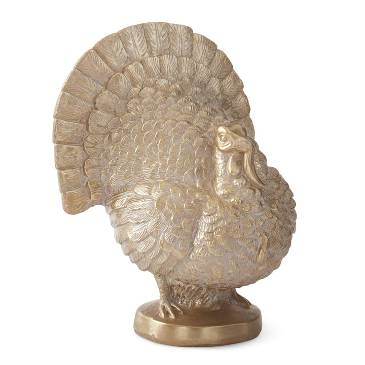 7.25" GOLD RESIN TURKEY