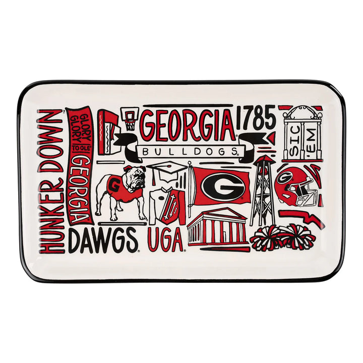 UGA COLLAGE TRINKET TRAY