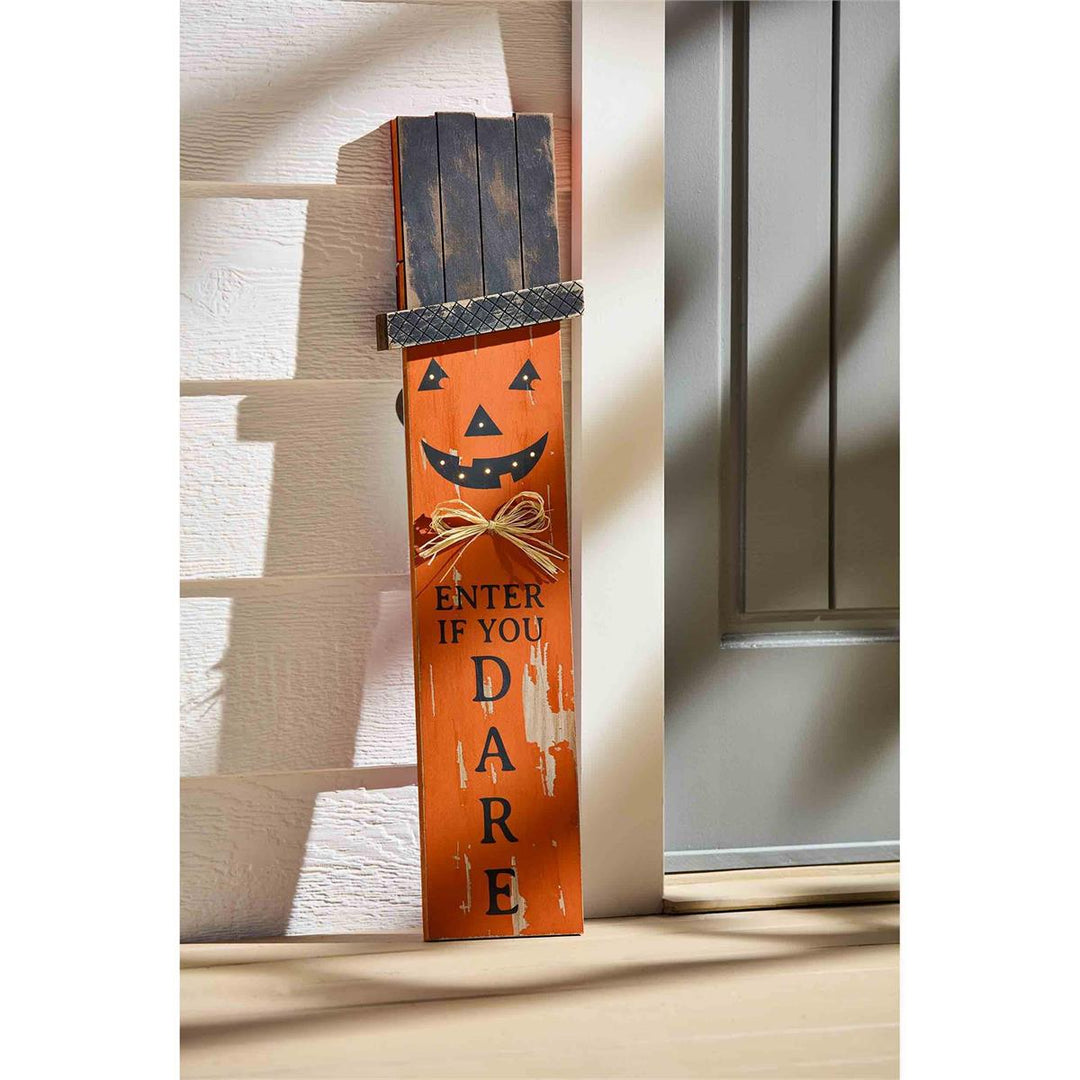 REVERSIBLE JACK O LANTERN & SANTA PLANK