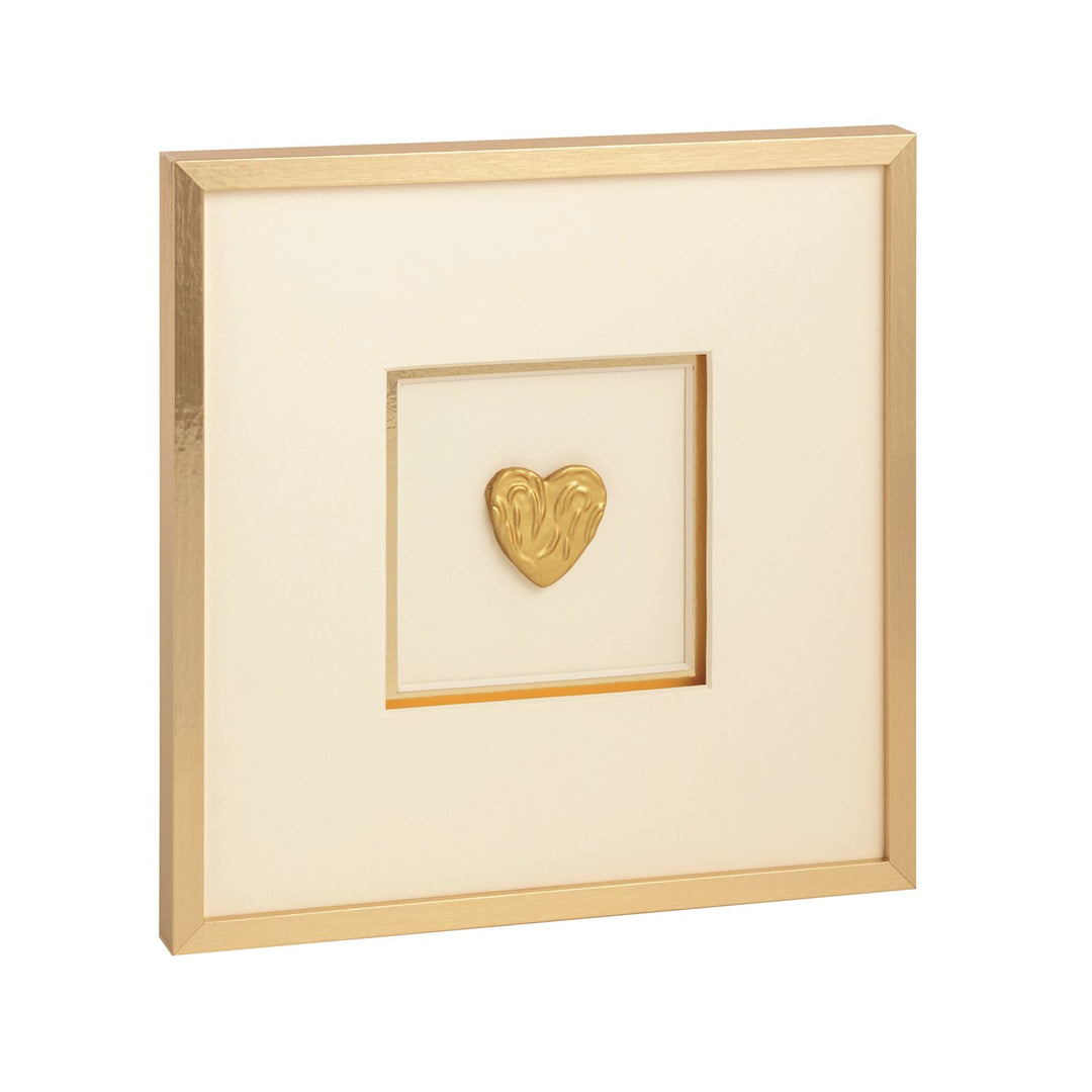 HEART ICON FRAMED WALL ART