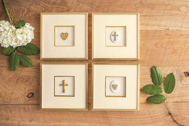 HEART ICON FRAMED WALL ART