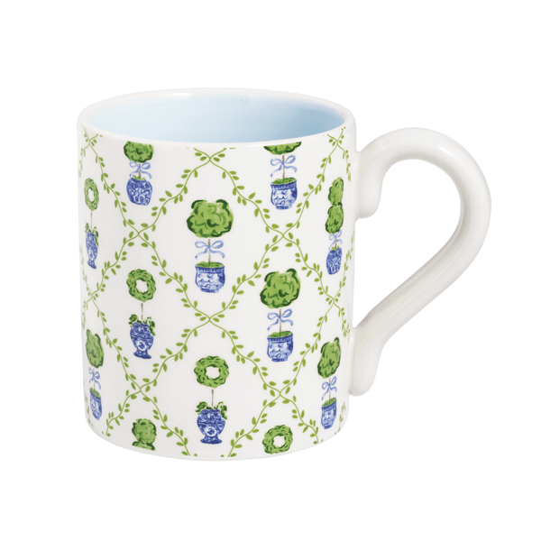 CHINOISERIE TOPIARY TRELLIS MUG