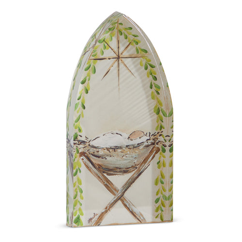 Decorative item with a bird's nest design on a white background