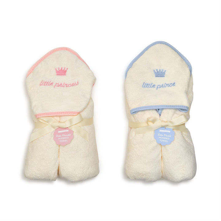 LITTLE PRINCESS OR LITTLE PRINCE HOODED TOWEL