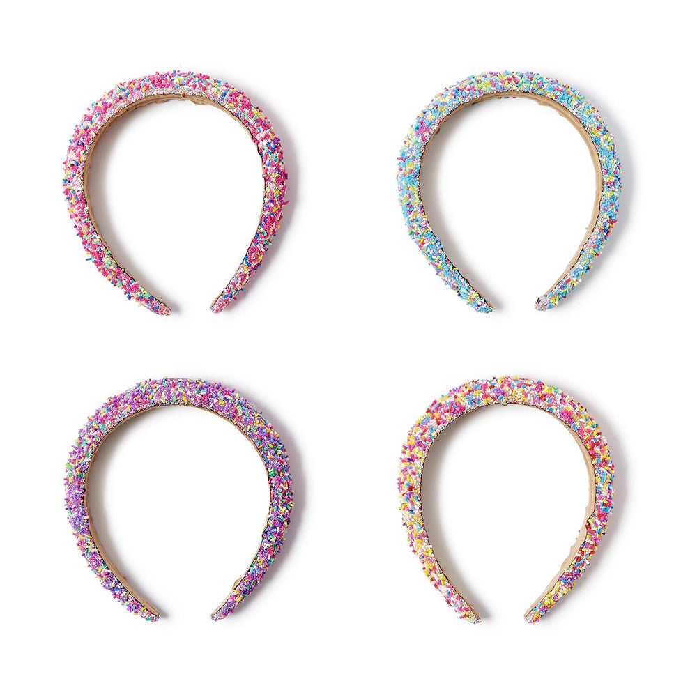 4 assorted sprinkle headband options