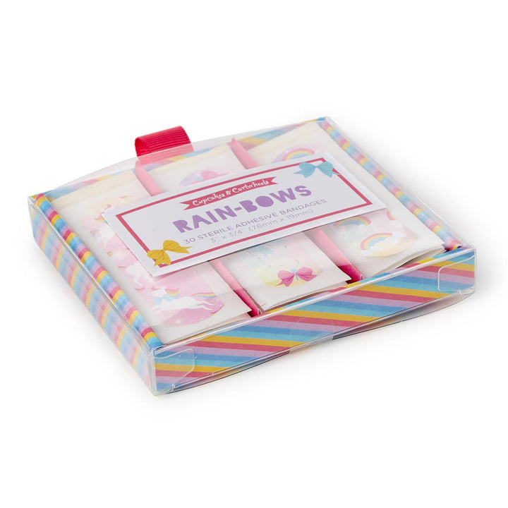 RAIN-BOWS 30pc. BANDAIDS IN GIFT BOX