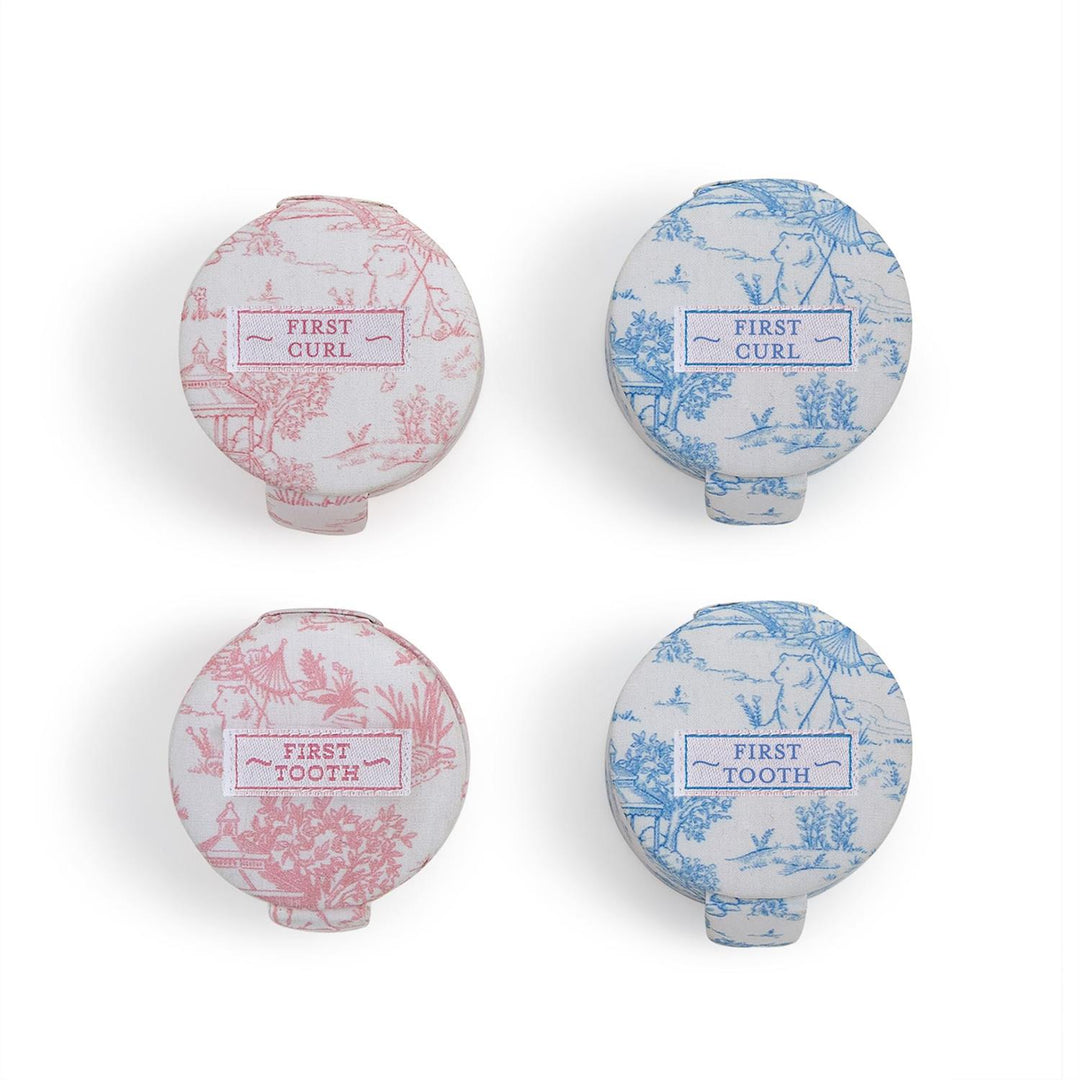 ANIMAL TOILE FIRST TOOTH & FIRST CURL KEEPSAKE BOX SET