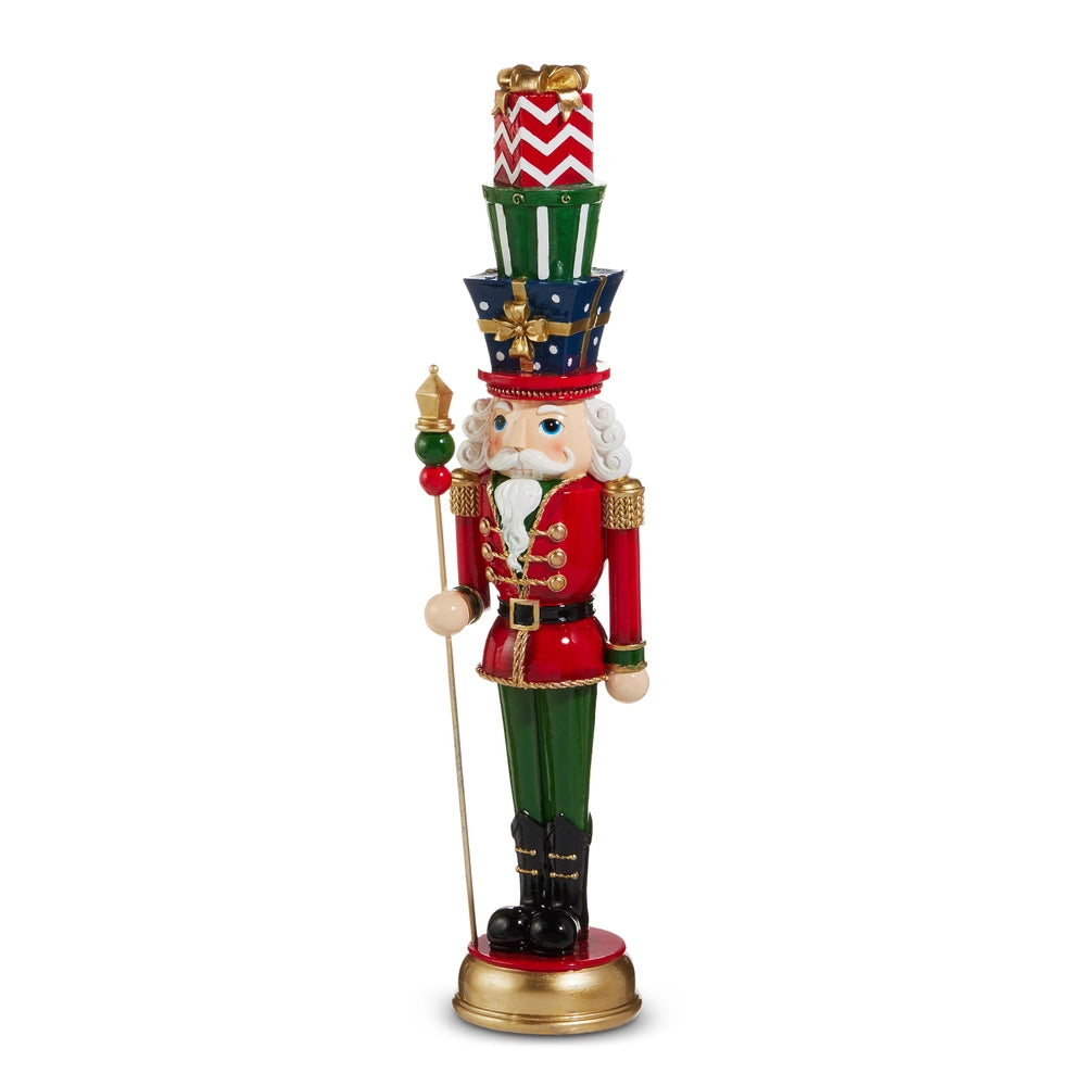 19.75" NUTCRACKER WITH PRESENTS