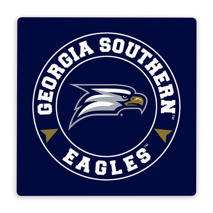 GSU COLLEGIATE CIRCLE LOGO COASTER S/2