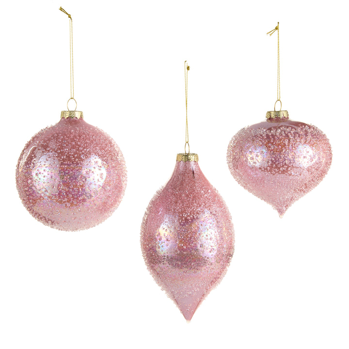 LIGHT PINK BEADED ORNAMENT