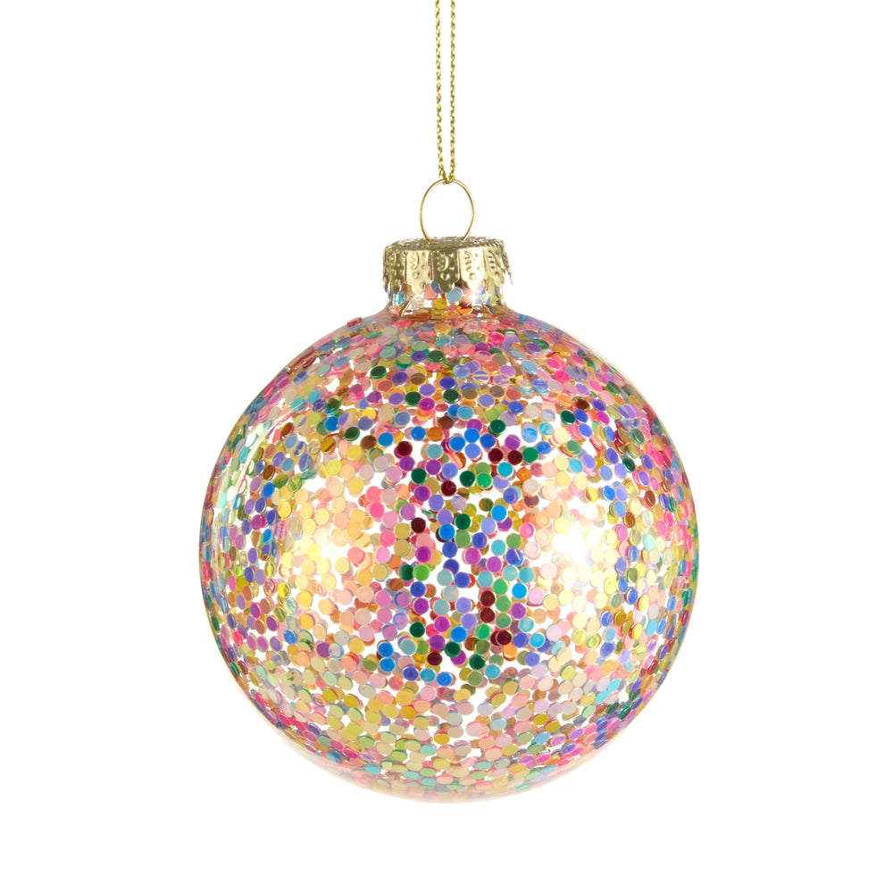 3" SPRINKLES BALL ORNAMENT