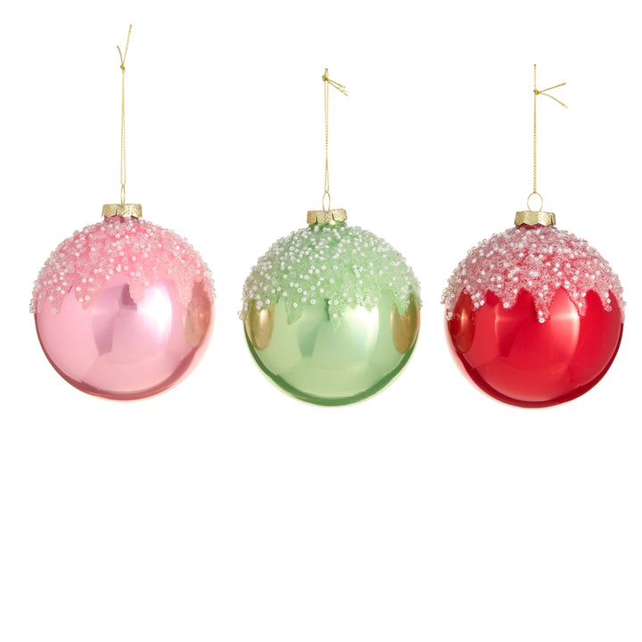ICING DRIZZLE BALL ORNAMENT