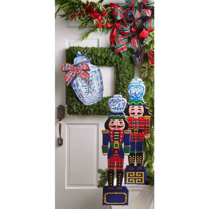 Dressed In Plaid Door Hanger