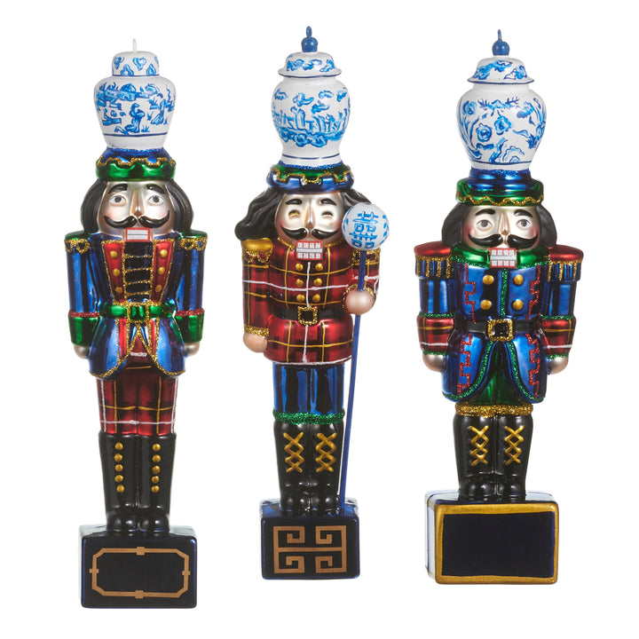 CHINOISERIE NOBLE NUTCRACKER ORNAMENT