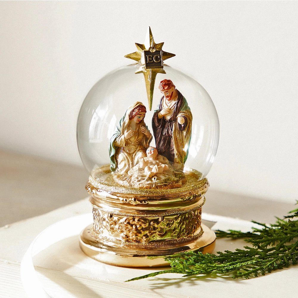 The Blessed Birth Globe Ornament