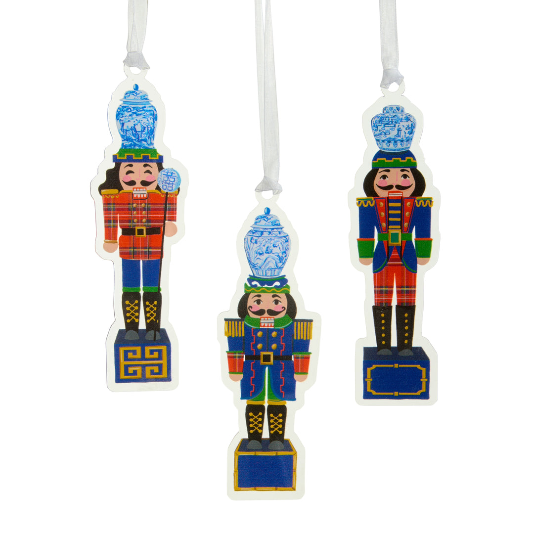 NOBLE NUTCRACKER SUITE ACRYLIC ORNAMENTS