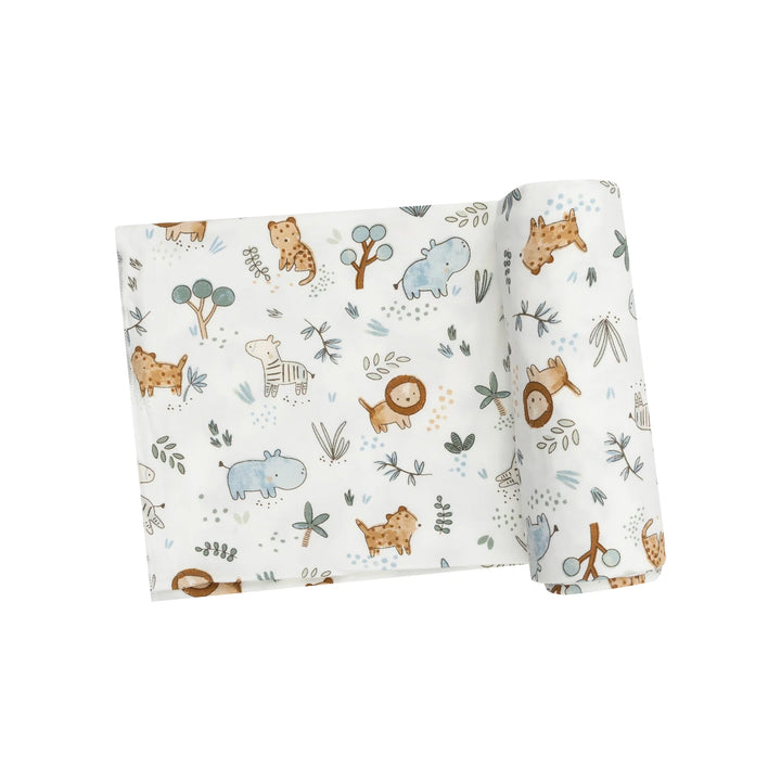 DELICATE SAFARI SWADDLE BLANKET