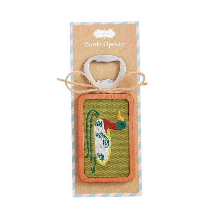 MALLARD DUCK EMBROIDERED BOTTLE OPENER