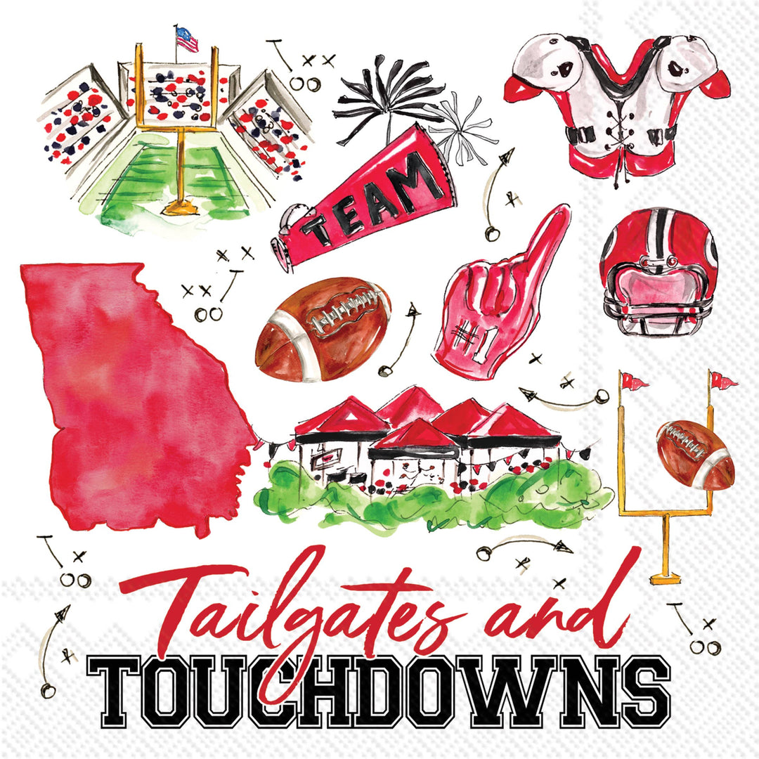 ATHENS GA PEP RALLY COCKTAIL NAPKINS
