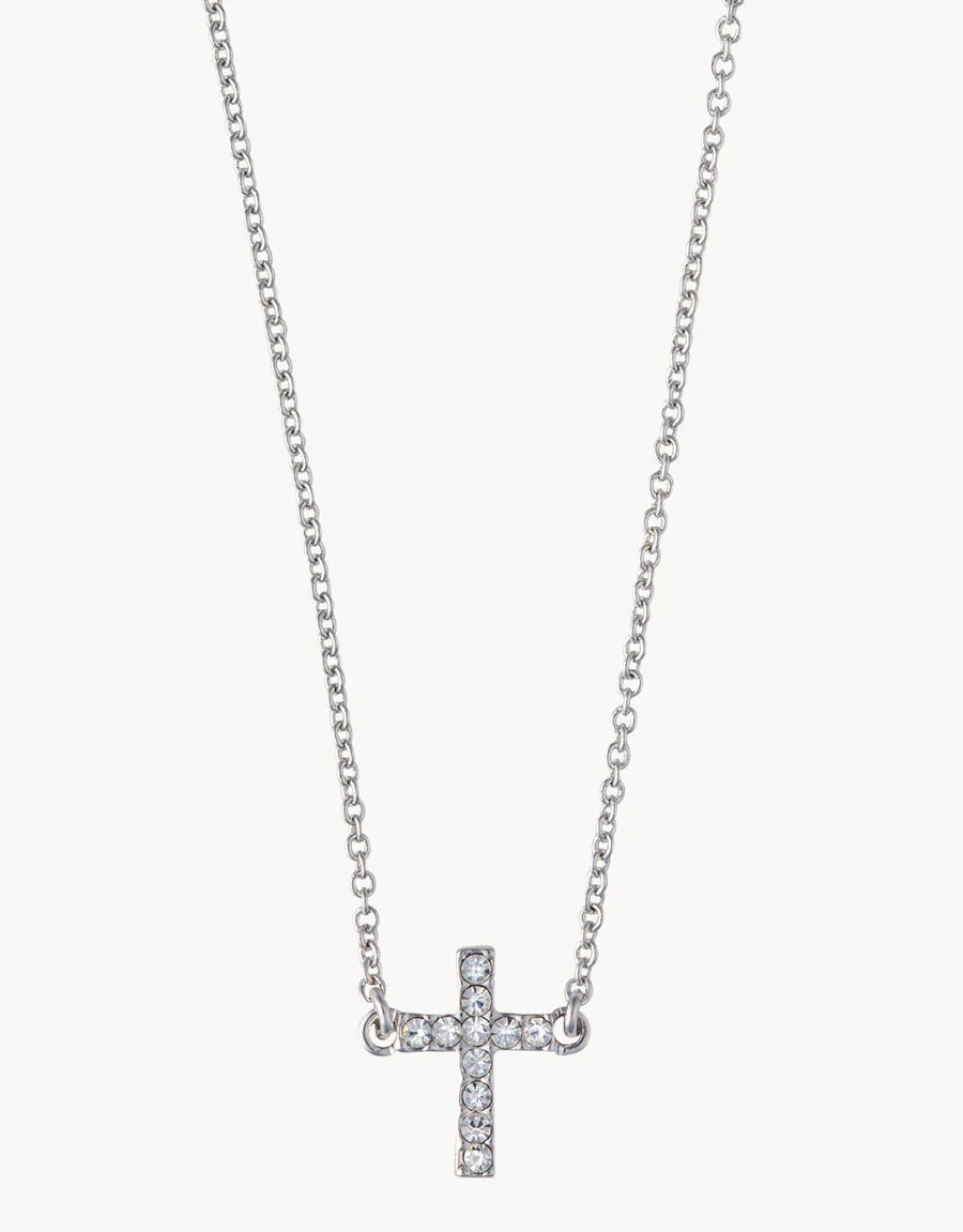 SILVER HAVE FAITH SEA LA VIE NECKLACE