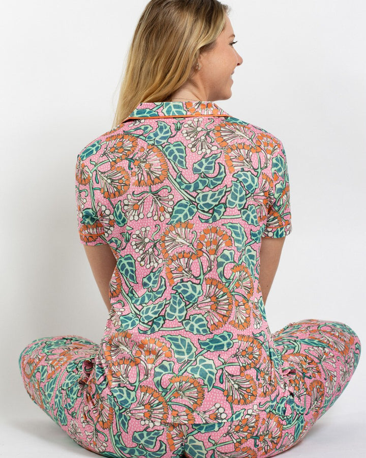 JOANNA SHORT SLEEVE & PANTS PAJAMA SET
