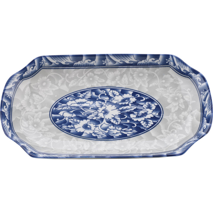 BLUE & WHITE RECTANGULAR PLATTER