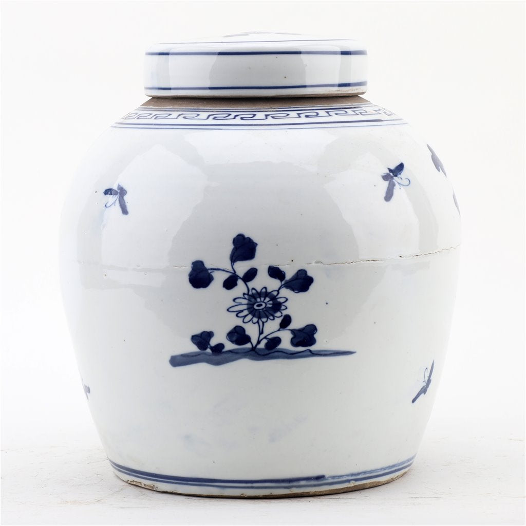 FLORAL & PHEASANT LARGE BULB JAR