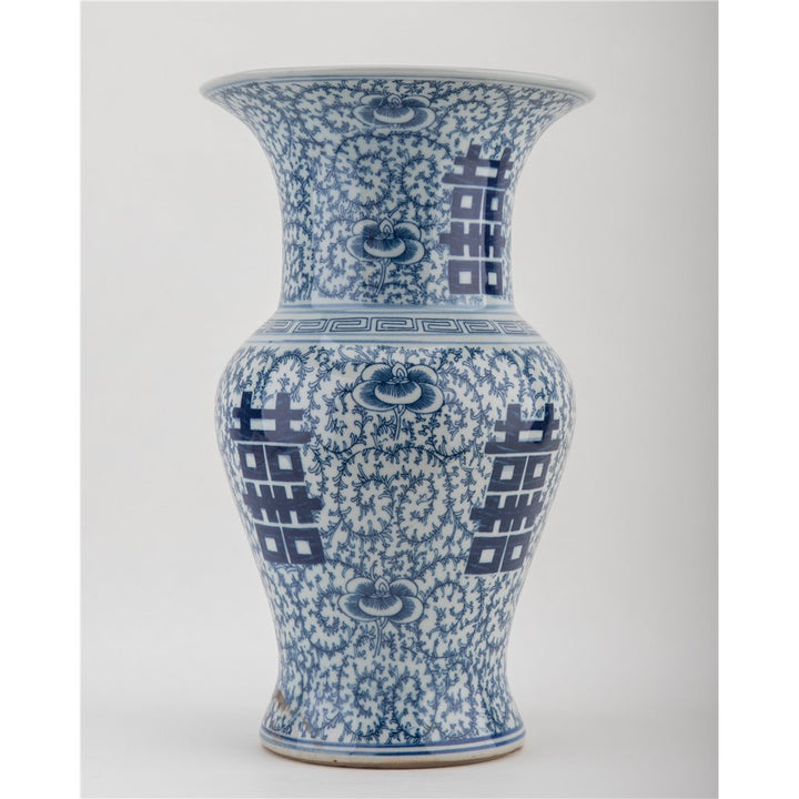 DOUBLE HAPPINESS MANTEL FLOWER VASE