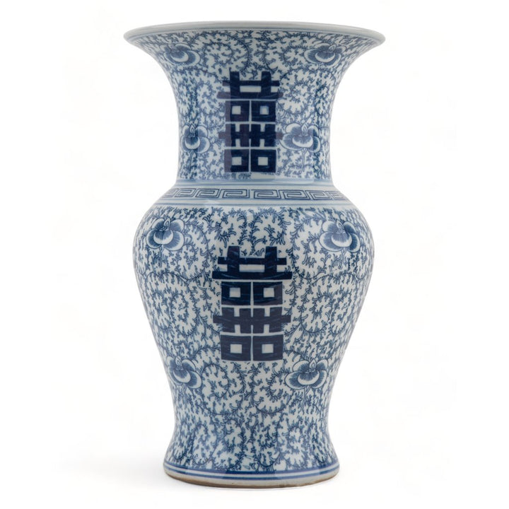DOUBLE HAPPINESS MANTEL FLOWER VASE
