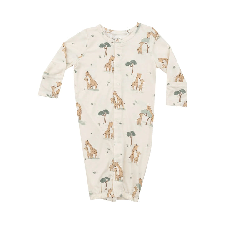 GIRAFFE FAMILIES CONVERTIBLE ROMPER GOWN