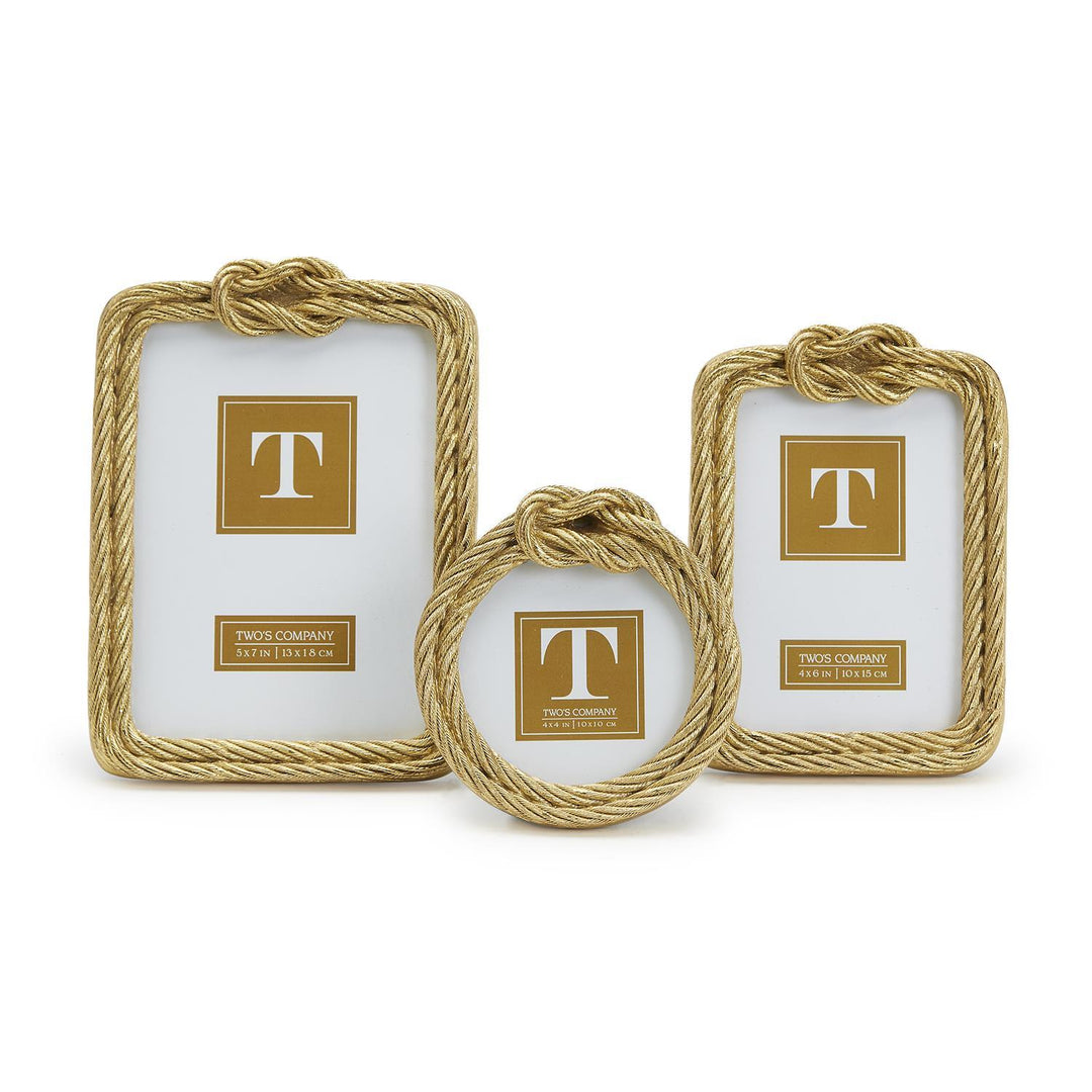 GOLDEN THREADS TOP KNOT PICTURE FRAME