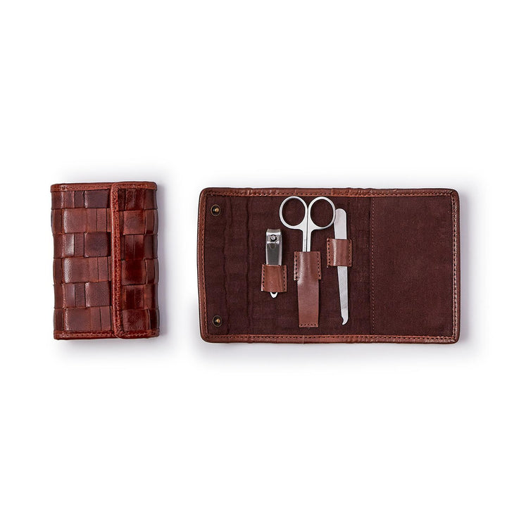 CHESTNUT WOVEN MANICURE SET