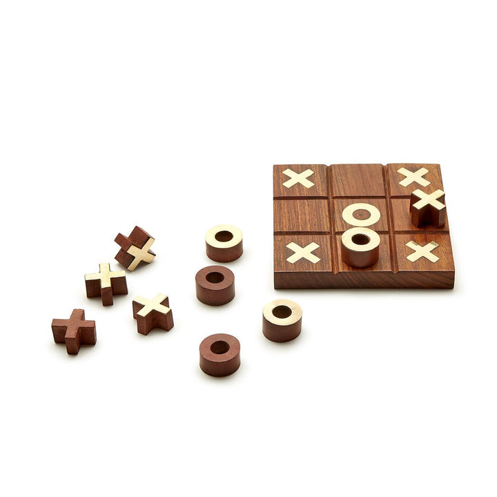 TICK-TAC-TOE & SOLITAIRE GAME SET IN STORAGE BOX