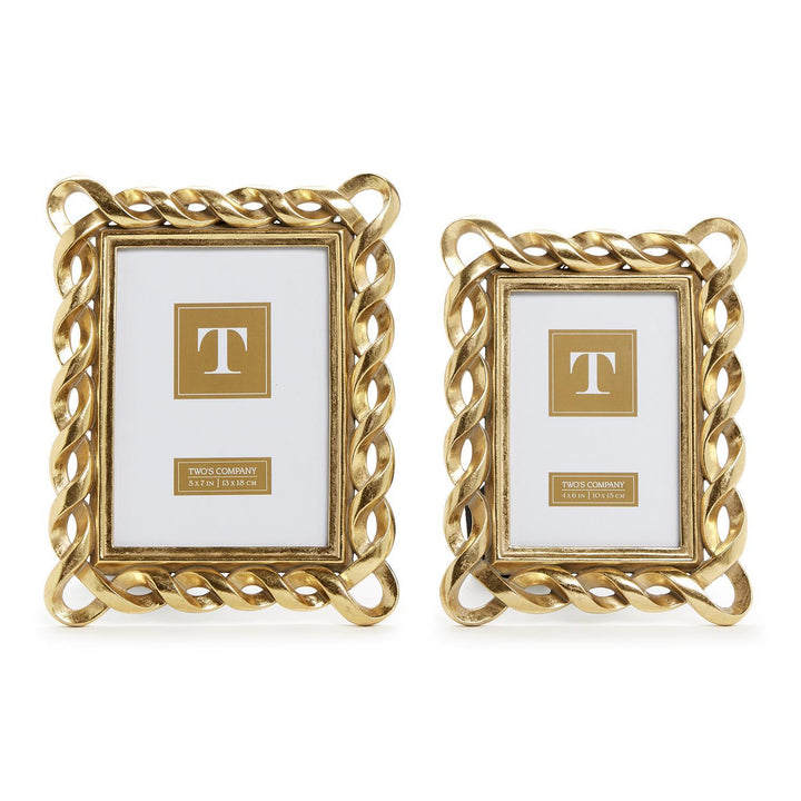 GOLD RIBBON PHOTO FRAME