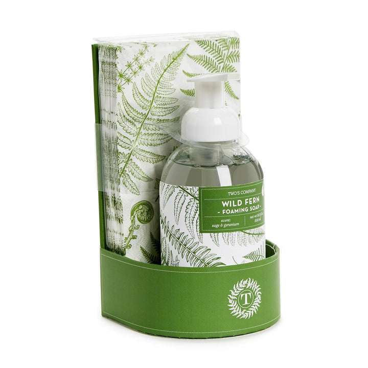 FERN FRESH SAGE SOAP & GUEST TOWEL SET