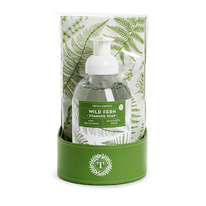 FERN FRESH SAGE SOAP & GUEST TOWEL SET