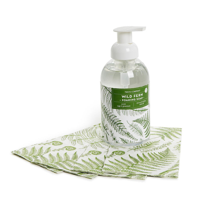 FERN FRESH SAGE SOAP & GUEST TOWEL SET