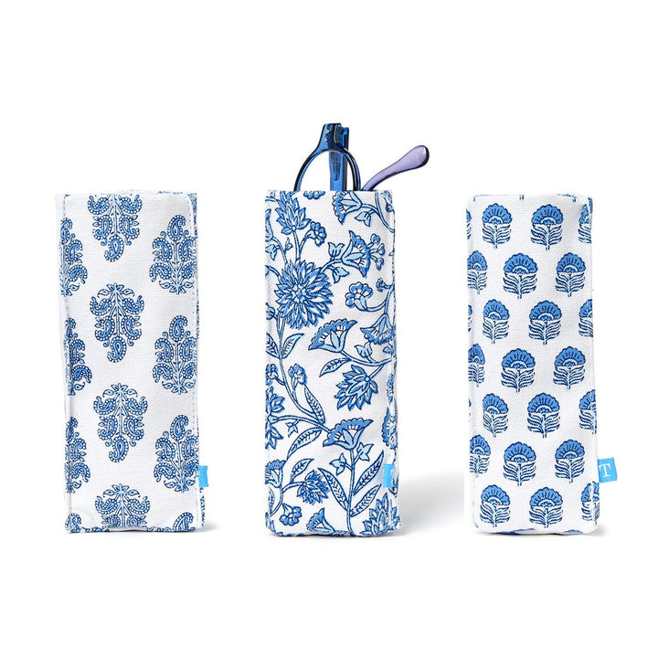 LOOKING GOOD BLUE BLOCK PRINT WEIGHTED HOLDER