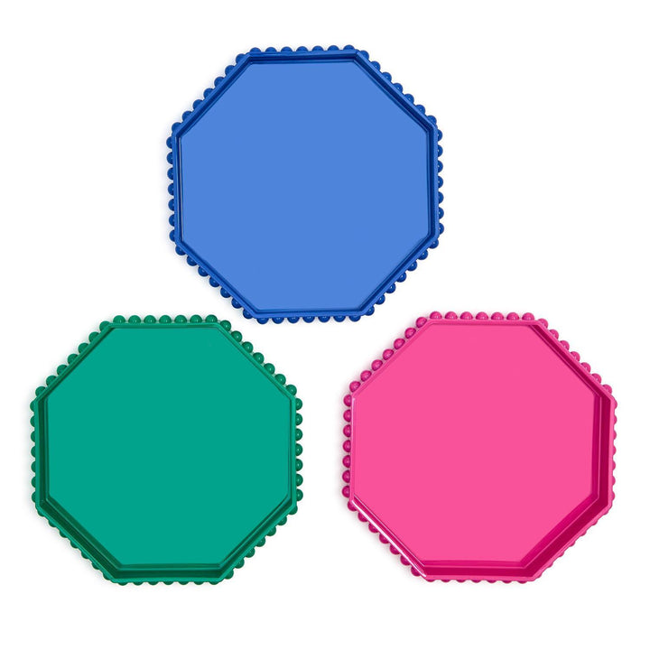 OCTAGONAL DECORATIVE TRAY