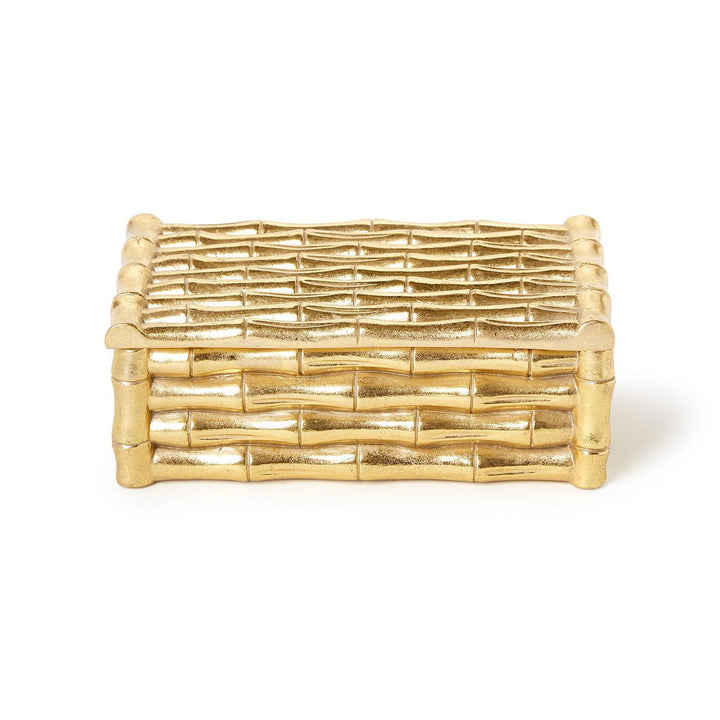 GOLD BAMBOO DECORATIVE BOX
