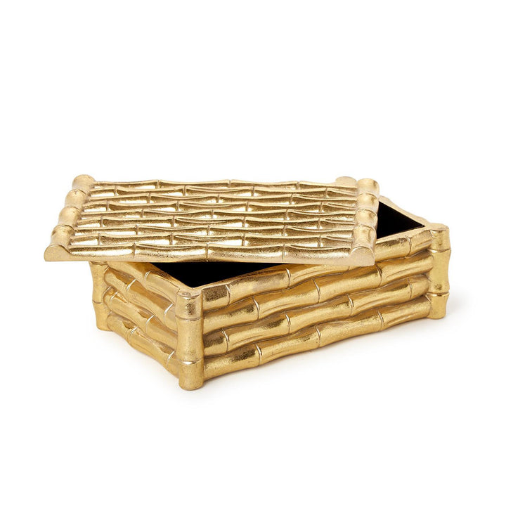 GOLD BAMBOO DECORATIVE BOX