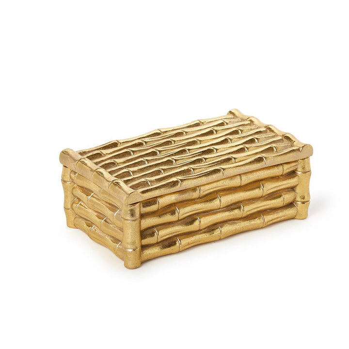 GOLD BAMBOO DECORATIVE BOX